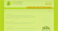 Desktop Screenshot of pluckypuppy.com